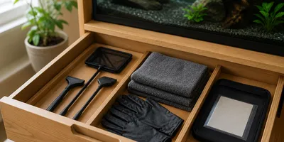 A Simple Drawer System for Aquarium Tools
