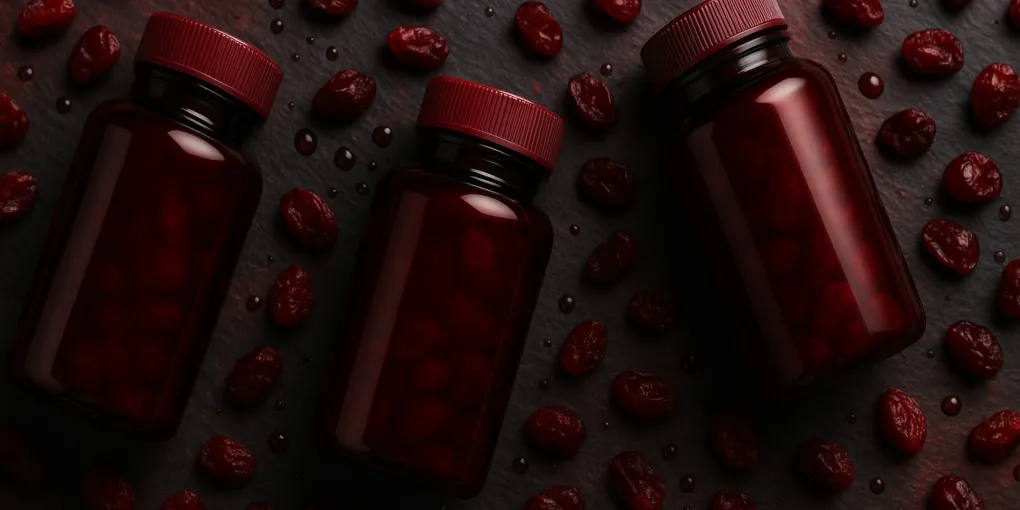 Urinary supplement chews beside a water bowl and a resting senior dog on a clean floor