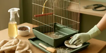 Parakeet Cage Cleaning Protocol: A Weekly Routine That Protects Food, Feet, and Air Quality