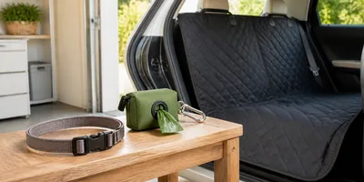 Pet Collar, Harness, and Car-Cover Formats Compared